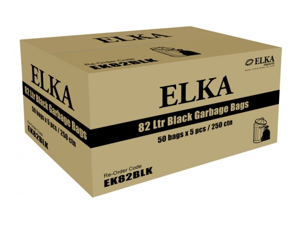 82L Black Garbage Bags